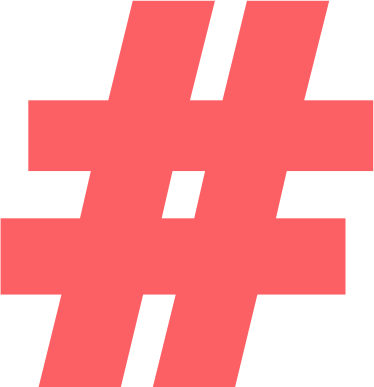 Hashtag Symbol